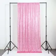 Pink Shimmer Sequin Wall Backdrop Curtain