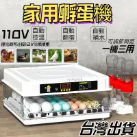 在飛比找蝦皮商城精選優惠-高孵化率 110V孵蛋機 全自動孵蛋器 孵化器 敷蛋機 自動