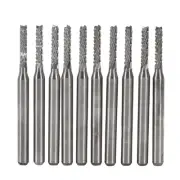 10x 2mm Carbide End Mill Engraving Bits Carving Drill SMT/CNC/PCB Cutter
