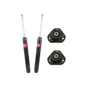 2x Front KYB Shock Absorbers + Strut Mount Kit for Toyota Camry VZV21R 88-93