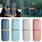 Travel Friendly Toothbrush and Toothpaste Storage Available in Multiple Colors