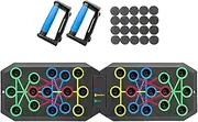 Foldable Pushup Board,Strength Training Foldable Pushup Board | Foldable Design Muscle Exercise Equipment for Training Chest, Arms, Triceps, Back