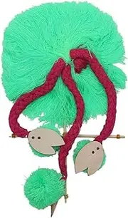 Yardwe Interactive Ostrich Marionette Puppet for Animal Design String Puppet Show Prop Fluorescent for Creative Play