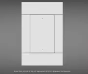 Crestron HZ-AUX-A In-Wall Multiway Remote White Horizon‑style Dimmer