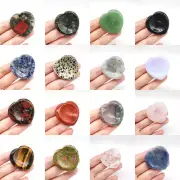 Heart Thumb Worry Stone Pocket Palm Healing Crystal Chakra Reiki Meditation