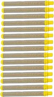[TALSWIF] 0089324/89324 Airless Paint Sprayer Gun Filters for Wagner Filter Replacement 4434 581-062 154675 0516732 (15-Pack, 100 Mesh, Yellow)