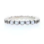 NEW Pandora Pearl Ring -Sterling Silver Band SZ 6.75 Womens Fine Classic 190836P