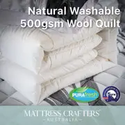 Mattress Crafters Quilt Wool 500g Hotel Resort