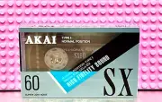 AKAI SX 60 TYPE I BLANK CASSETTE TAPE (1) (SEALED)