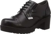 YOSUKE(ヨースケ) 2810057 Women's Lace-up Manish Thick Bottom, Black, 8.7-8.9 inches (22.0-22.5 cm), Black, 22.0~22.5 cm