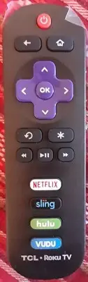 Original TCL roku Tv remote 06-IRPT20-IRC280J Netflix Sling Hulu Vudu SHIP FAST