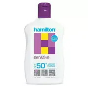 Hamilton - Sensitive Sunscreen Low Allergy 4hrs Water Resistant SPF 50+ 265ml