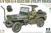 Takom 1/16 Scale US WWII Quarter Ton 4x4 Utility Truck Plastic Model Kit