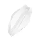 10 Pcs PVC Clear Pencil Case White Clear Makeup Bag Travel