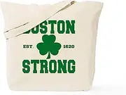 CafePress Boston Strong Tote Bag Natural Canvas Tote Bag, Reusable Shopping Bag