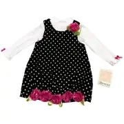 BONNIE BABY GIRL TWO PIECES SET DRESS OUTFIT 24 MOS NEW WITH TAG