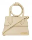 Jacquemus Off-White Le Papier 'Le Chiquito Nœud' Bag in Ivory