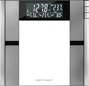 Vanity Planet Work It Digital Scale and Body Analyzer - Tracks Body Fat, Weight, Muscle/Bone Mass, Water Weight - 397 Pound Capacity