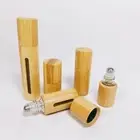 Wood Roller Bottle Perfume Bottles Essential Oil Bottles Bamboo Roll-on Bottle