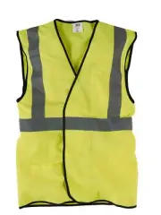 Neese NV100 Polyester Tricot High Visibility Vest 2" Reflective Tape Small/Med