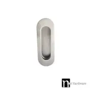 Oval Flush Pull (120mm x 40mm) - Sliding Door Handle
