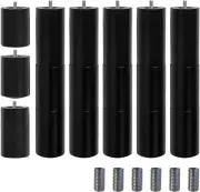 12 Inch Adjustable Bed Legs for Adjustable Bed Base Frame, 3 in 1 Screw in Legs,