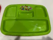 Disney Bluey & Paw Patrol 4-Section Kids Plate (Holiday Style) -- 6 pack