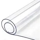 Dining Room Table Tablecloth Protector Clear Plastic Cloths Waterproof Wipeab...