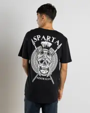 [Sparta] Sparta Men's Sabre T-Shirt in Black Size XL XL Black