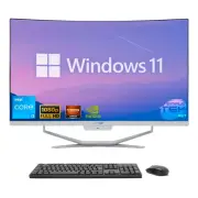 All IN One 27 " FHD Curved I3 6° Gen RAM 8 GB SSD 120 GB Win 11 Computer Fixed _