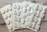 Confetti Silicone Shaped Candy Mold Chocolate Treat Butter Assorted Holidays NEW