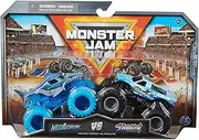 Monster Jam 6069872, Megalodon Vs. Hooked Official 1:64, Toy for Children from 3 Years