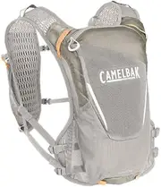 CamelBak Women’s Zephyr Pro Running Hydration Vest 34oz – Body Mapping Technology, Sky Grey/Lavender Blue, Flint Grey