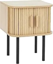 Cooper & Co. Haven Sliding Door 40cm Bedside Table Natural