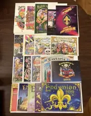Krewe Of Endymion Lot Of 19 Mardi Gras Extravaganza Invitations 1996, 2019, etc.