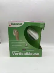 Evoluent Vertical Mouse Optical Wired USB Vertical Mouse - New In Box