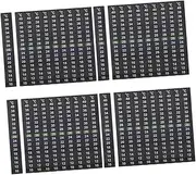 SUPVOX 4sets Brewing Thermometer Strip Aquarium Thermometer Sticker Sturdy Self-Adhesive for Easy Installation 10pcs*4