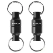 2pcs Fly Fishing Net Release Holder Keeper Clip G0J9