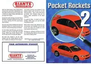 Biante Minicars Brochure 1/64 Pocket Rockets 2 *Rare*