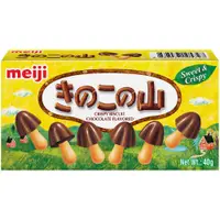 在飛比找康是美優惠-【Meiji 明治】香菇造型餅乾-巧克力口味（盒裝）