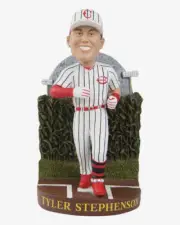 Tyler Stephenson Cincinnati Reds 2022 Dyersville Cornfield Bobblehead MLB
