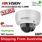 Hikvision AcuSense DS-2CD2186G2-ISU 4K 8MP IP Camera DarkFighter Dome MIC