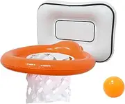 Inflatable Mini Basketball Hoop Set with Ball Small (7 cm), Basketball Net, Water Toy, Fun Swimming Pool, Water Basketball, Air Pump for Summer, Garden, Swimming Pool, Outdoor