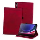 Case for Samsung Galaxy Tab S9 Plus/S8 Plus/S7 Plus/S7 FE 12.4 Inch, Red