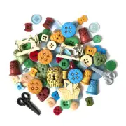 Buttons Galore Value Pack of Buttons for Crafts and Sewing- Sewing - 50 Buttons