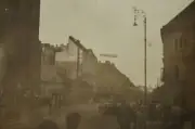 Zeppelin LZ 127 over Vienna 1929 OLD PHOTO
