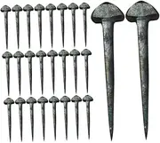 ORFOFE 50Pcs Iron Horseshoe Nails Durable Horseshoe Fixators Lightweight Portable Tool for Equestrian Horse Equipment for Hoof Maintenance and Horseshoe Repair