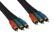[10X] 12' 3-RGB Component Male to Male Video Cable 3RCA VCR DVD DVR TV Display