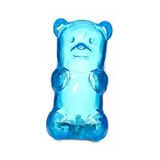 Squeezable Gummy Bear Night Light - Rechargeable, Portable, Squishy Lamp, Blue