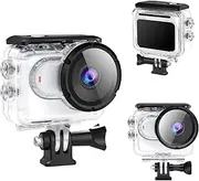 REYGEAK 40M Waterproof Case for Insta360 GO 3, Protective Underwater Diving Housing Shell with Bracket Accessories for Insta360 GO 3 Action Camera